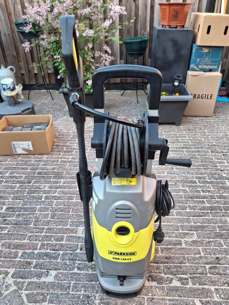 Parkside PHD 150 C2 hogedrukreiniger met zeepreservoir, Tuin en Terras, Hogedrukreinigers, Gebruikt, Elektrisch, Ophalen of Verzenden