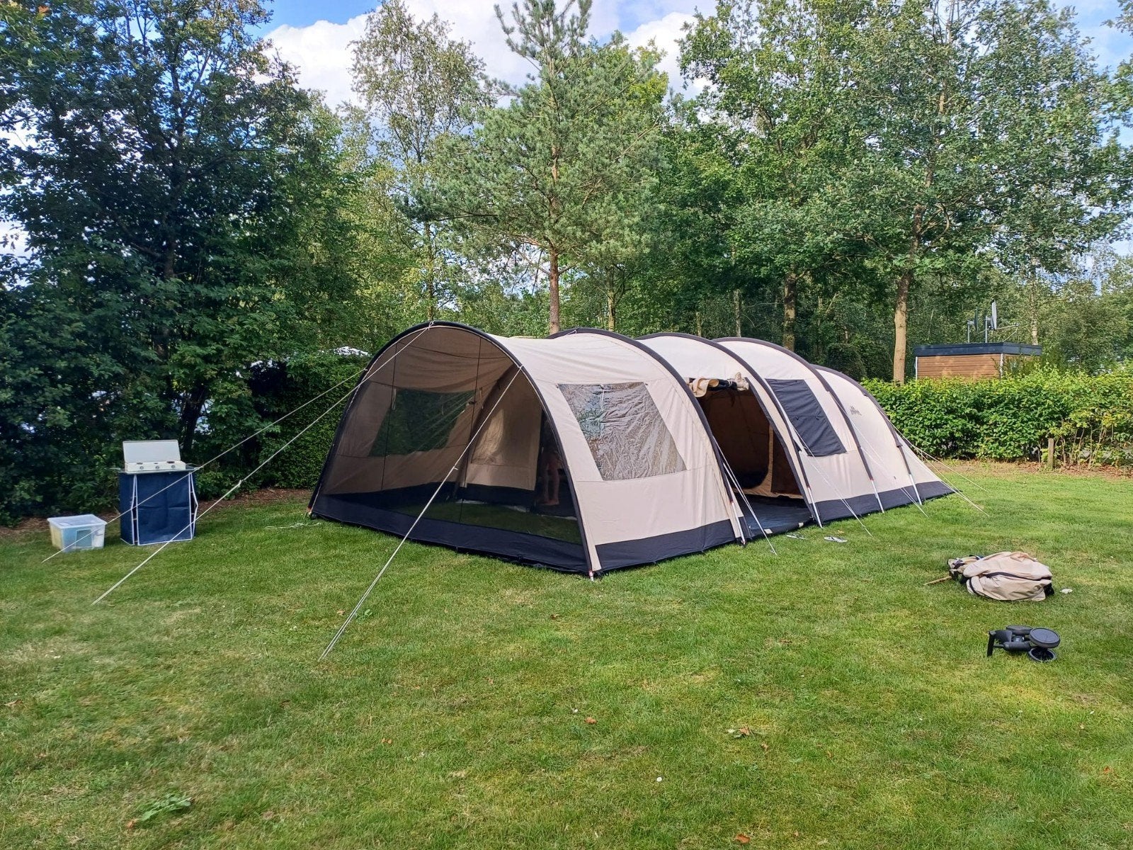 Obelink Familia 6 tunneltent - Ruime gezinstent, Ophalen, Gebruikt