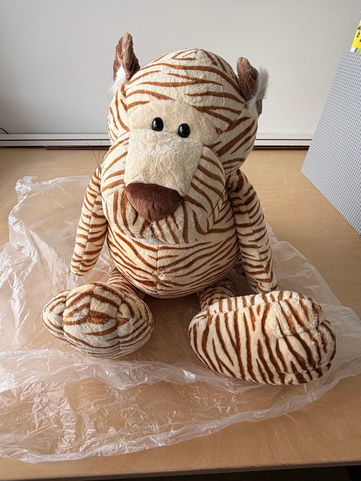 NICI Tijger knuffel - Wild Friends - 80 cm - Nieuw met label, NICI, Ophalen of Verzenden, Meerkleurig, Groot (groter dan 80 cm)