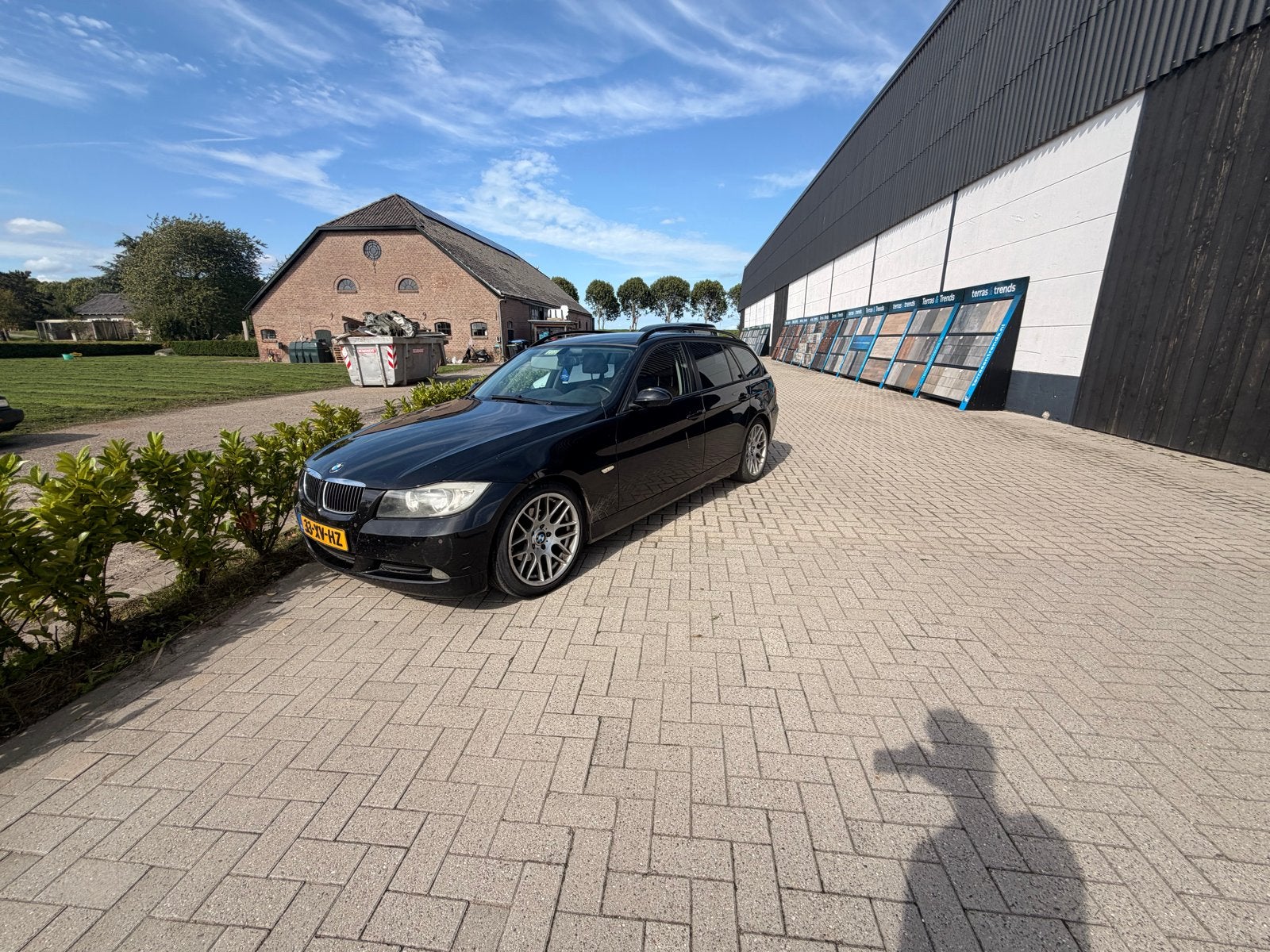 BMW 3-Serie 2.0 D 320 Touring 2006 Zwart, Auto's, Achterwielaandrijving, 1995 cc, 4 cilinders, Stationwagon