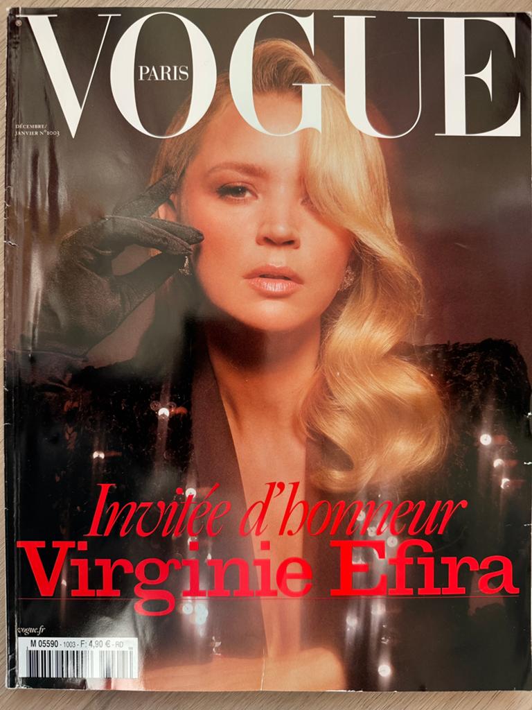Vogue Paris December 2019/Januari 2020 - Virginie Efira, Boeken, Ophalen of Verzenden, Zo goed als nieuw, Glossy