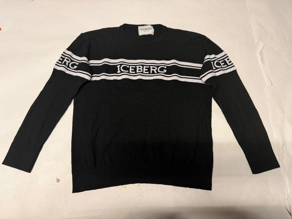 Iceberg trui - XXL, Kleding | Dames, Truien en Vesten, Gedragen, Maat 46/48 (XL) of groter, Zwart, Ophalen of Verzenden