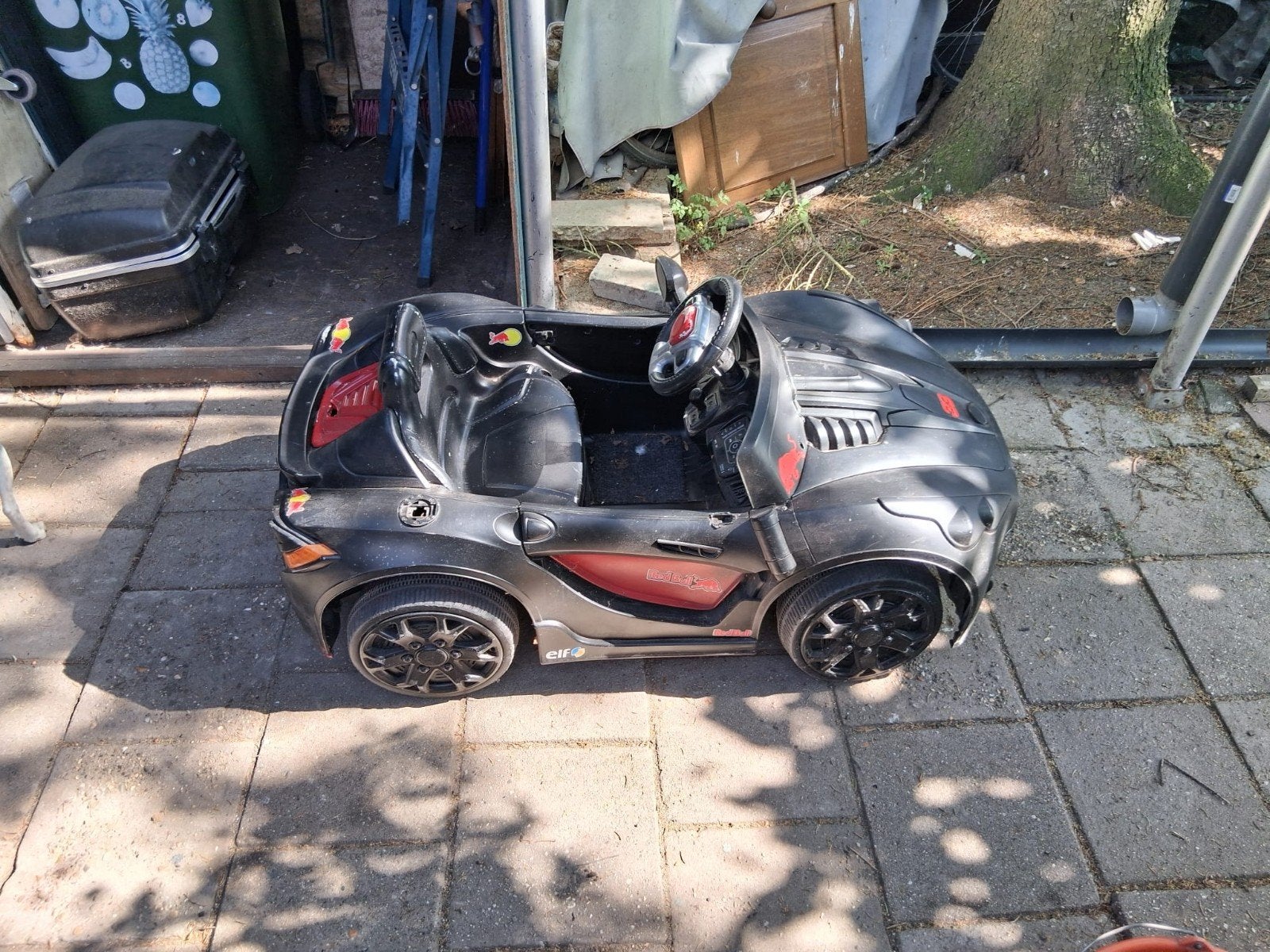 Elektrische kinderauto Red Bull F1, Kinderen en Baby's, Speelgoed | Buiten | Voertuigen en Loopfietsen, Ophalen of Verzenden, Gebruikt