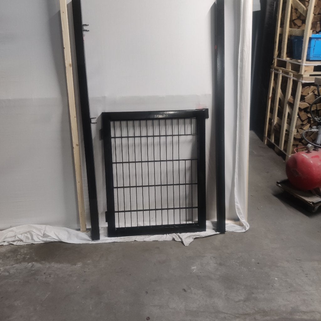 Poort 100cm hoog - 88cm breed Zwart opruiming, Ophalen, Met poort, Nieuw, Dubbelstaafmat hekwerk