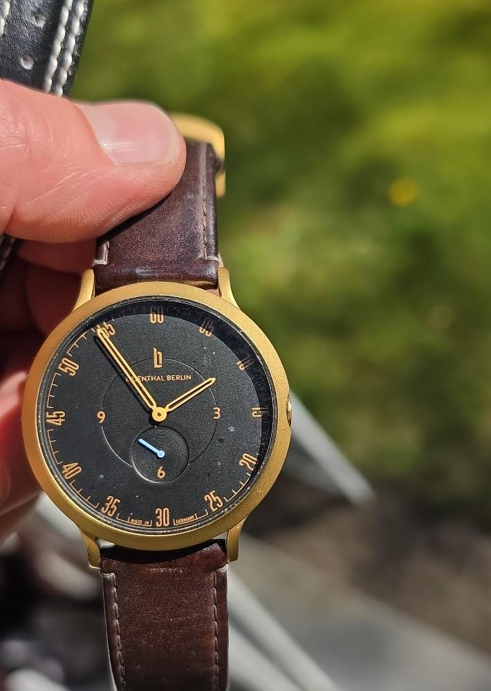 Lilienthal Berlin L1 Horloge – Gold & Black Edition, Overige merken, Staal, Polshorloge, Ophalen of Verzenden