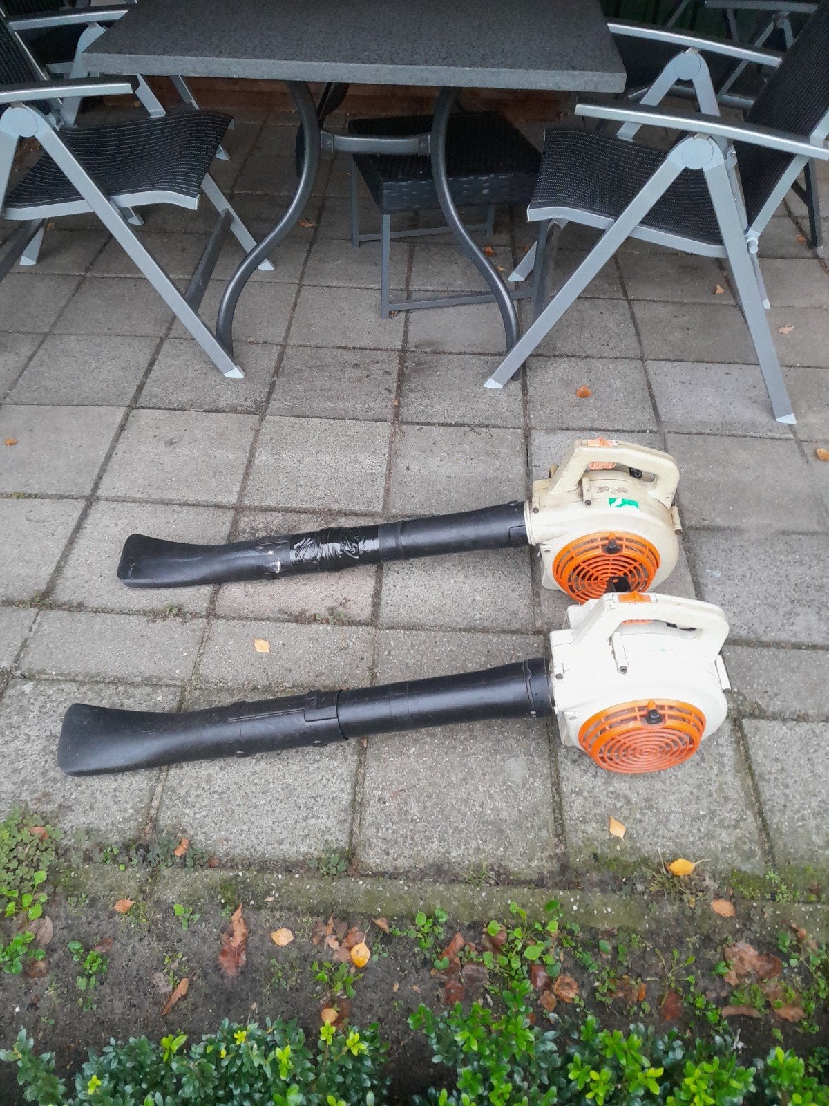 Stihl bladblazers voor loop of sloop., Ophalen, Gebruikt, Benzine
