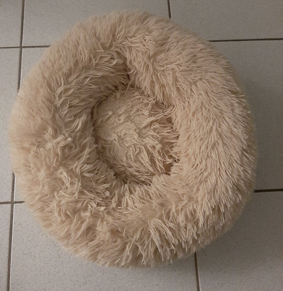 beige donut kattenmand, Ophalen, Zo goed als nieuw, Overige