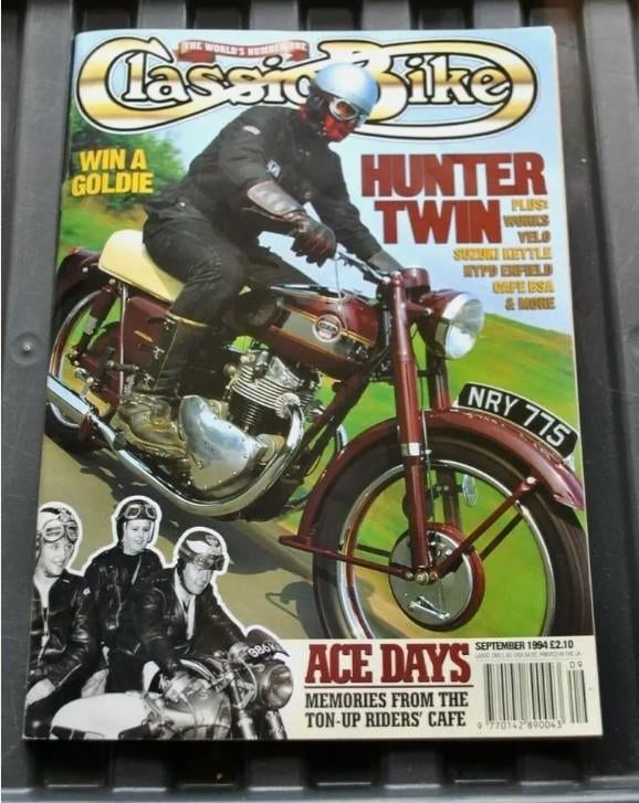Classic Bike Magazine september 1994, Verzenden, Gelezen
