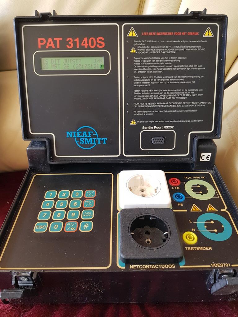 PAT 3140 S professioneel, Doe-het-zelf en Verbouw, Meetapparatuur, Ophalen, Gebruikt, Elektriciteit