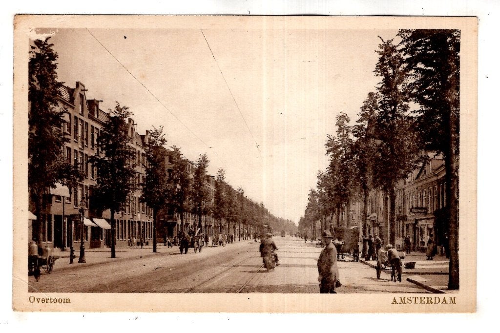 Amsterdam Zuid Overtoom, Verzenden, 1920 tot 1940, Ongelopen, Noord-Holland