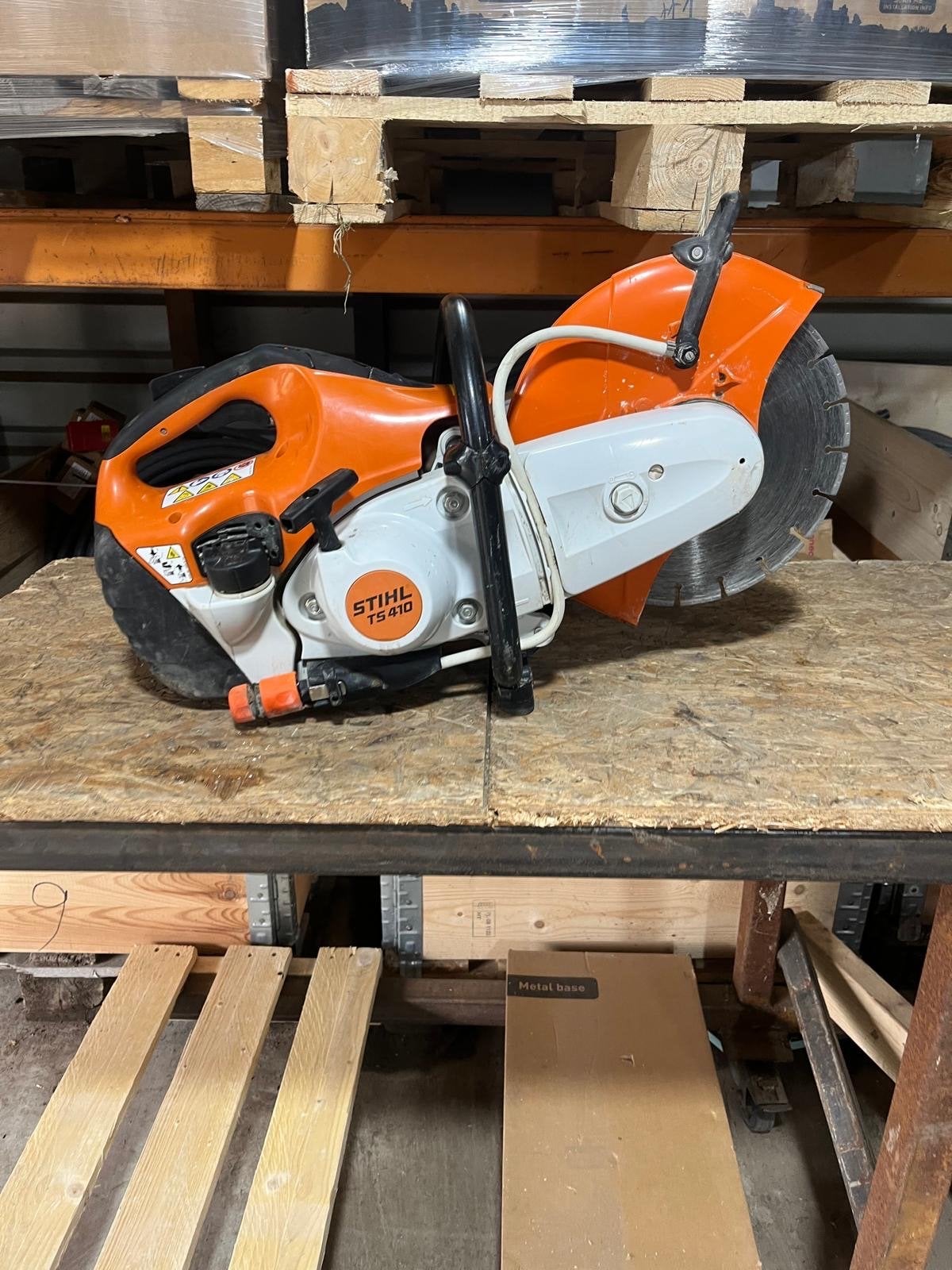 Stihl TS 410 Doorslijper - Krachtige Benzine Doorslijpmachin, Gebruikt, 70 mm of meer, Overige typen, Ophalen of Verzenden