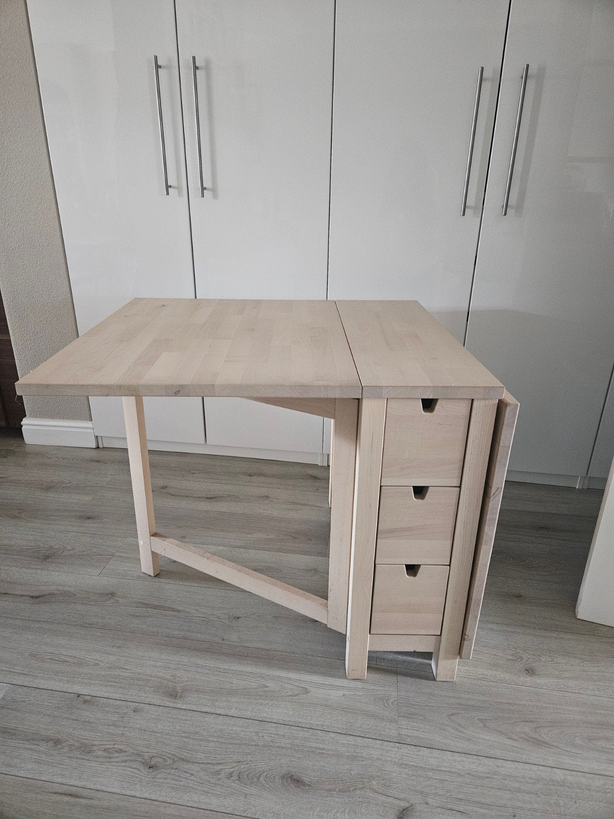 IKEA Norden Klaptafel - Berkenhout, Compact en Praktisch, Ophalen, 100 tot 150 cm, Modern, Scandinavisch, Functioneel, 50 tot 100 cm