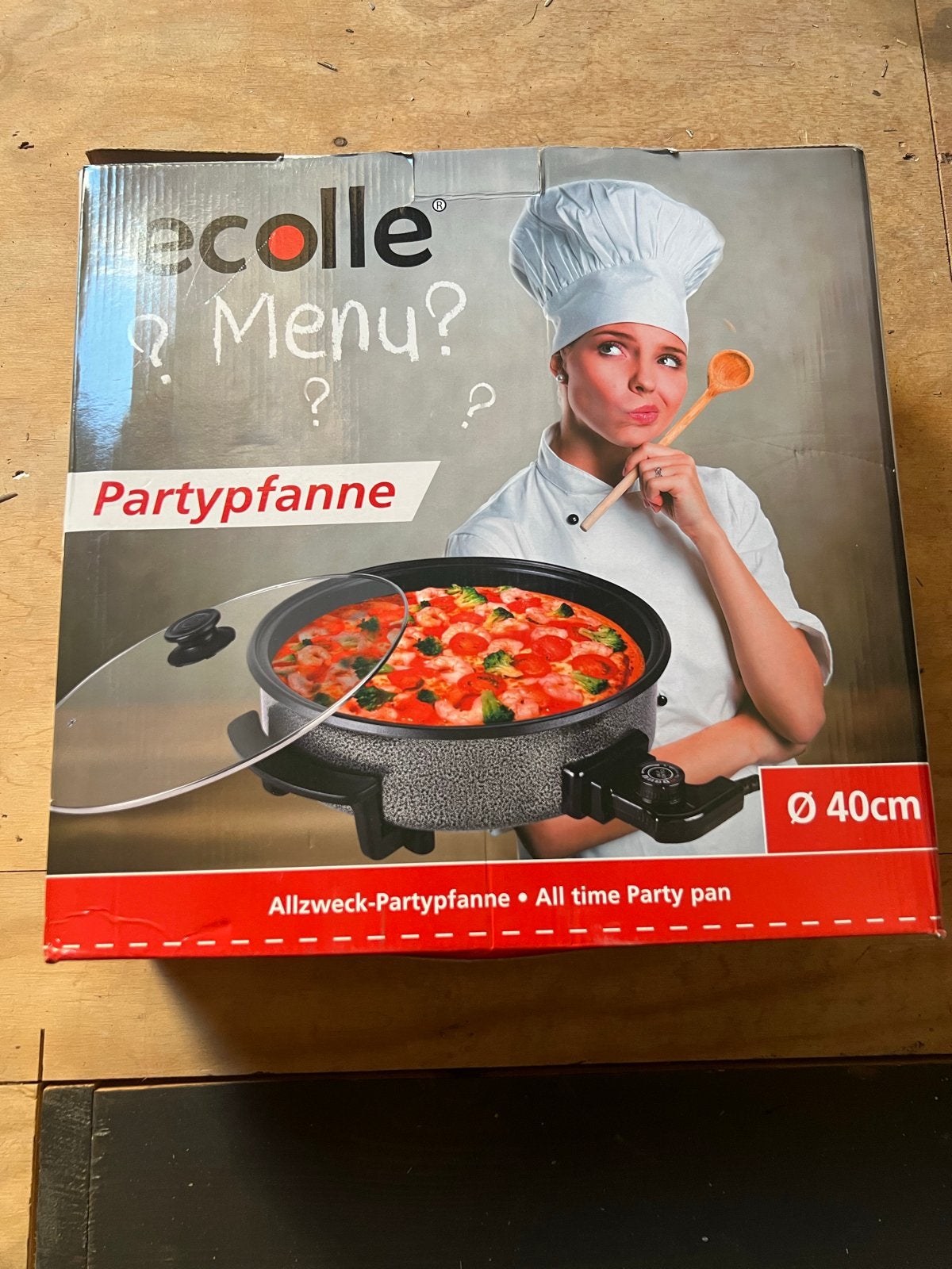 Nieuwe Partypan - Ø 40cm - Ideaal voor feesten!, Huis en Inrichting, Keuken | Potten en Pannen, Ophalen of Verzenden, Nieuw