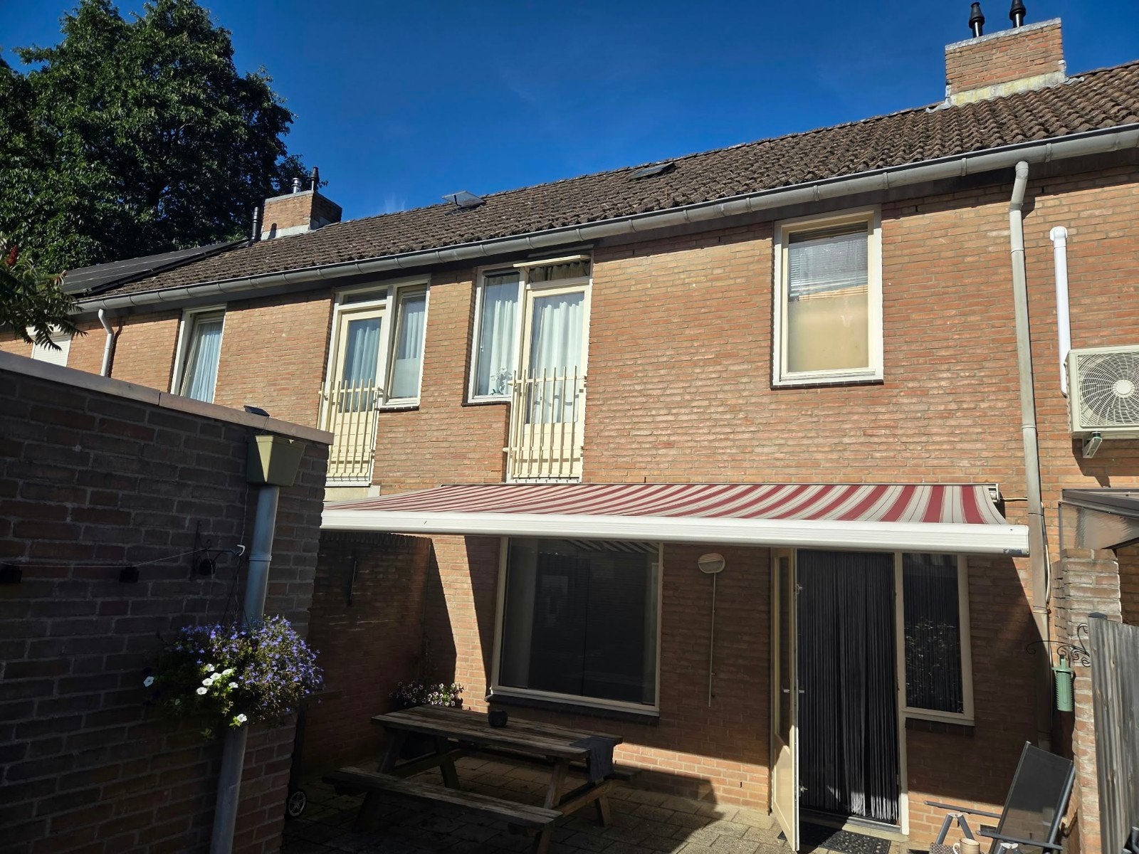 elektrisch Zonnescherm - Terrasscherm, Ophalen, Gebruikt, 450 cm of meer, Elektrisch