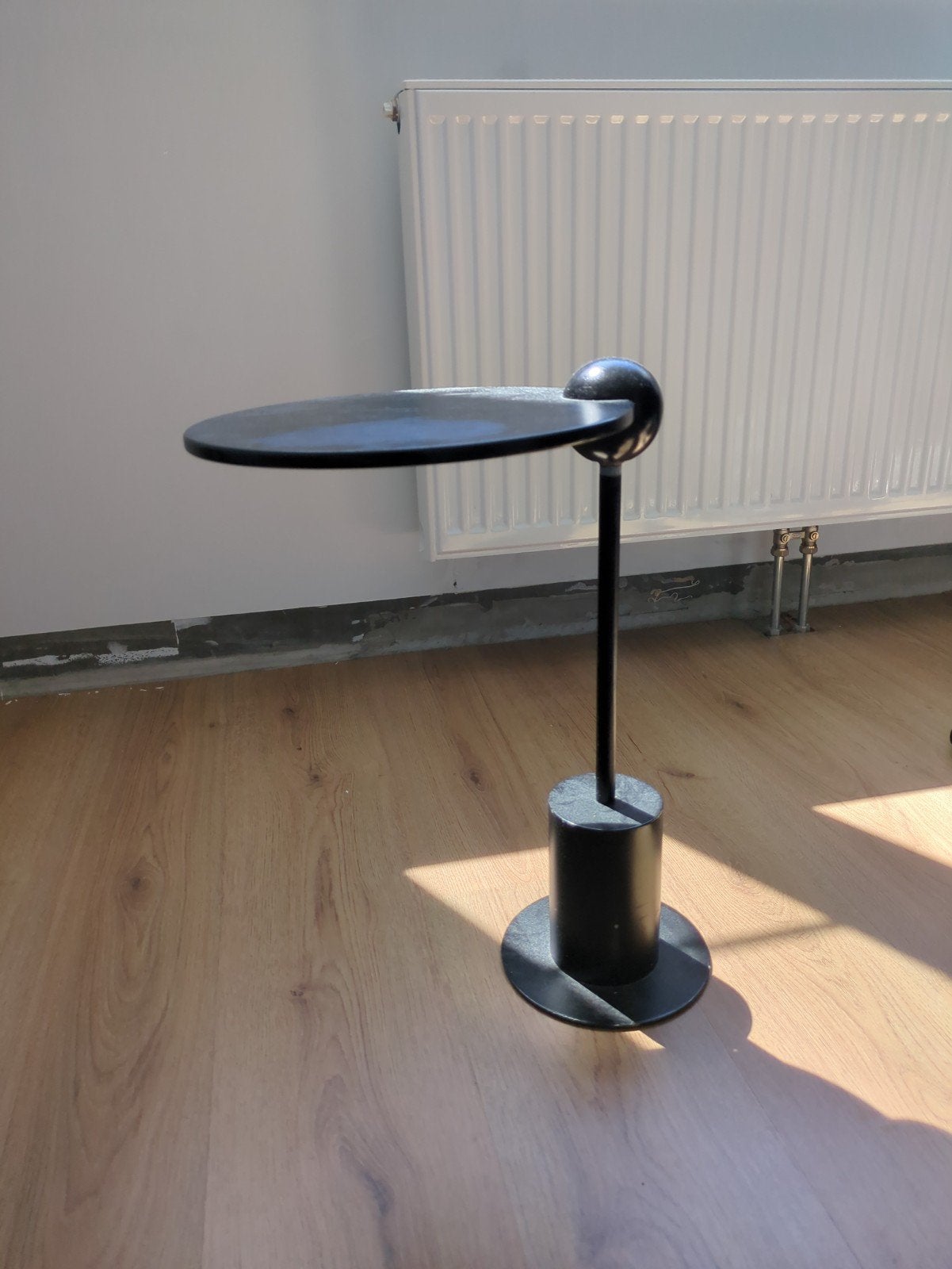 Edward Geluk Design bijzettafel - Zwart Metaal vintage retro, Ophalen, Gebruikt, Modern, Minimalistisch