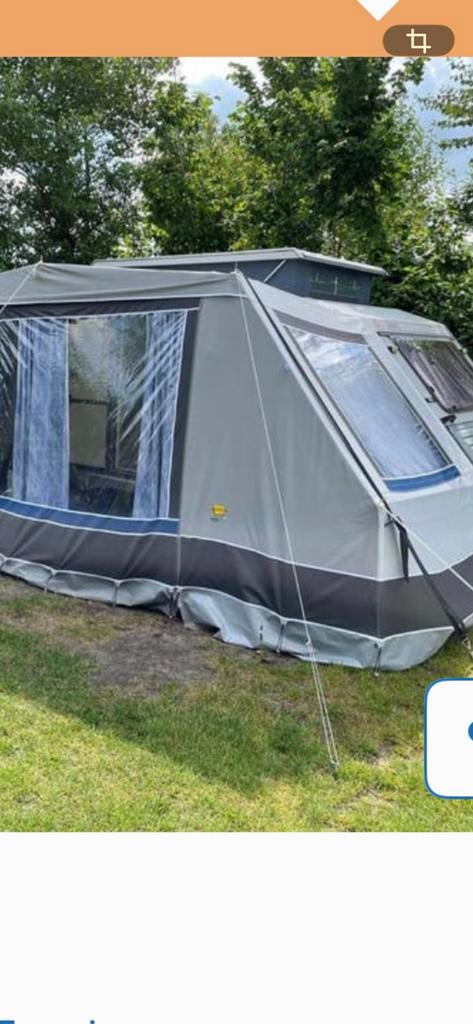 Van den Horn  voortent voor kip kompakt 37ek, Caravans en Kamperen, Ophalen, Zo goed als nieuw, Tot en met 2
