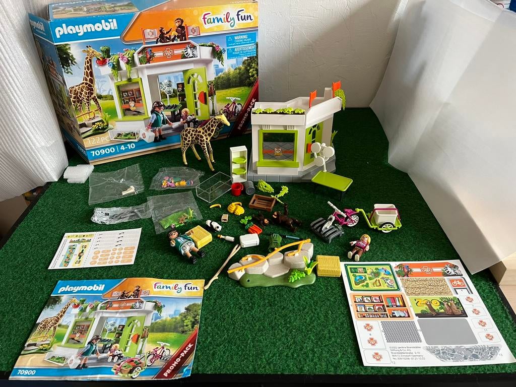 Playmobil dierentuin dierenarts 70900, Ophalen of Verzenden, Zo goed als nieuw