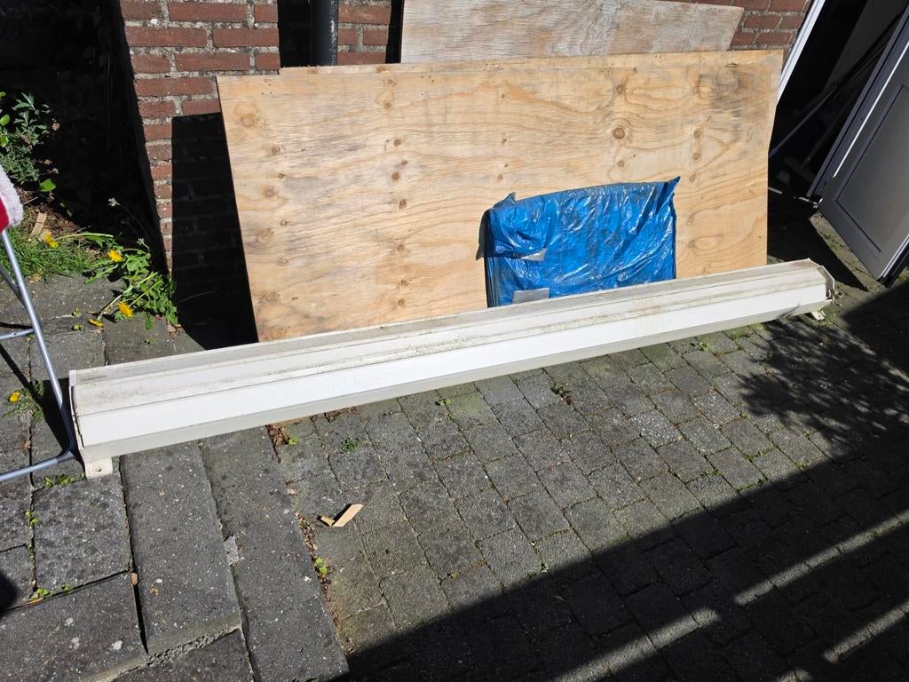 Zonnescherm 3m lang, Ophalen, Gebruikt, 150 tot 300 cm, 250 cm tot 450 cm