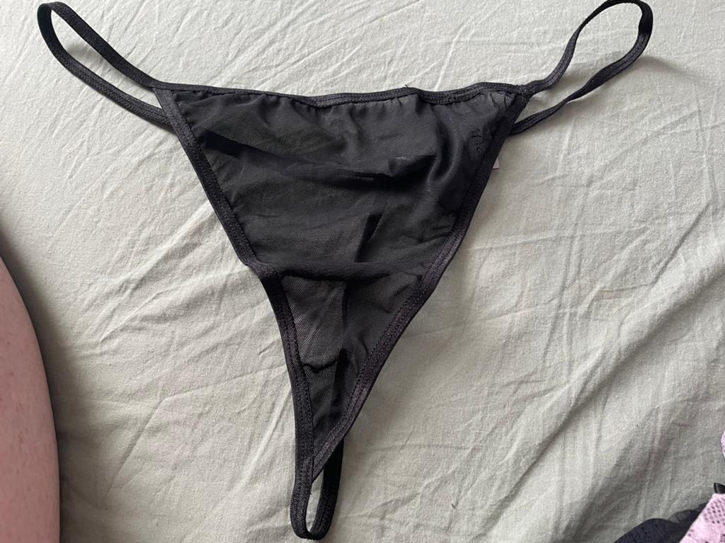 String touwtje mt XL, Ophalen of Verzenden, Zwart, String