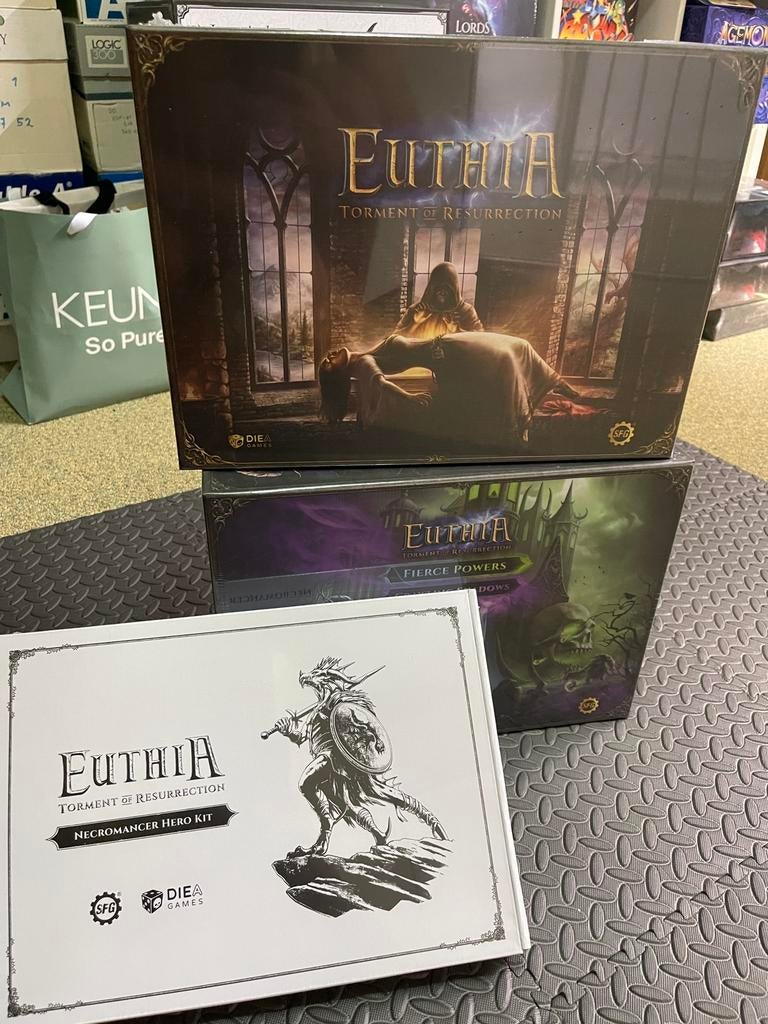 Euthia: Torment of Resurrection - Kickstarter/Gamefound, Een of twee spelers, Ophalen, Nieuw