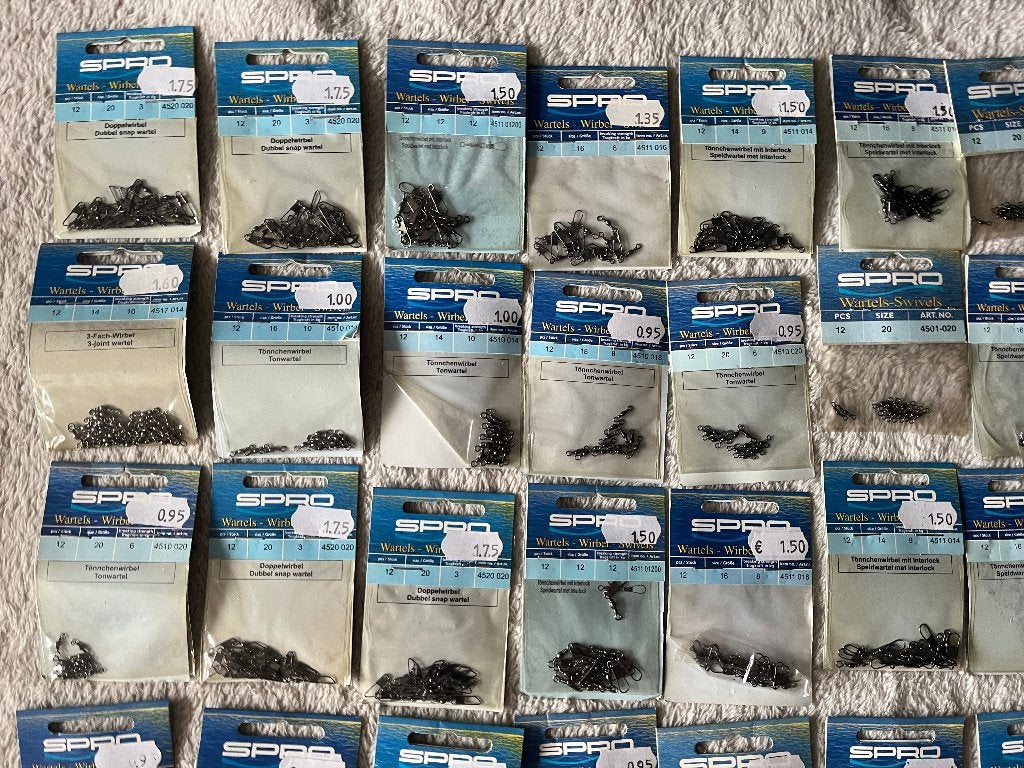 adv 925 / NIEUW mixset 50 pakjes diverse wartels SPRO, Ophalen of Verzenden, Nieuw, Overige typen