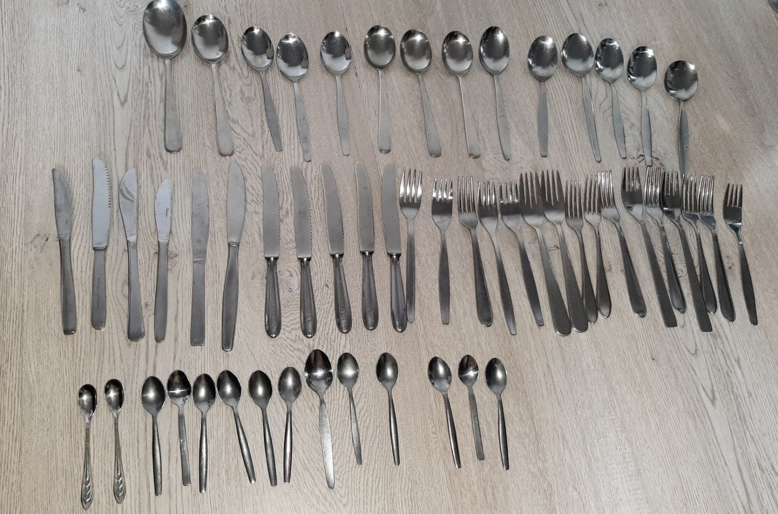 Grote Bestekset set bestek vorken messen lepels lepeltjes, Ophalen of Verzenden