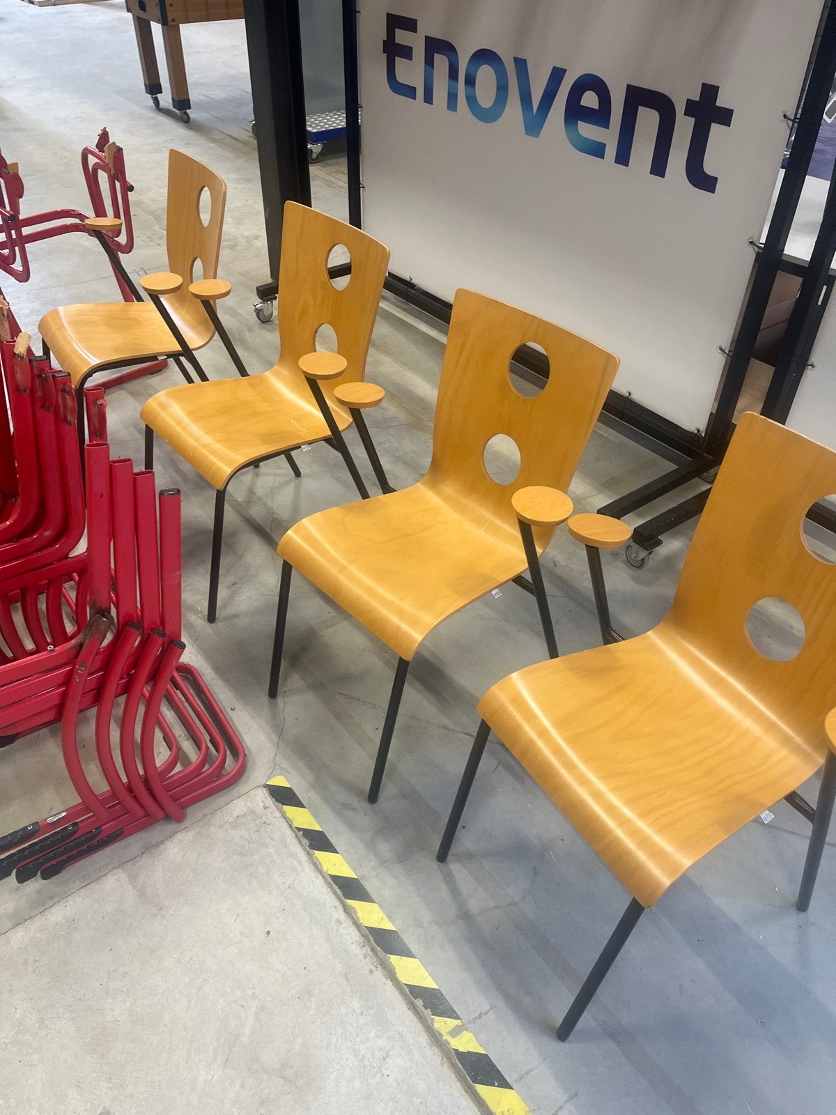 Set van 6 DRISAG stoelen - Vintage design, Gebruikt, Overige kleuren, Ophalen of Verzenden, Vijf, Zes of meer stoelen