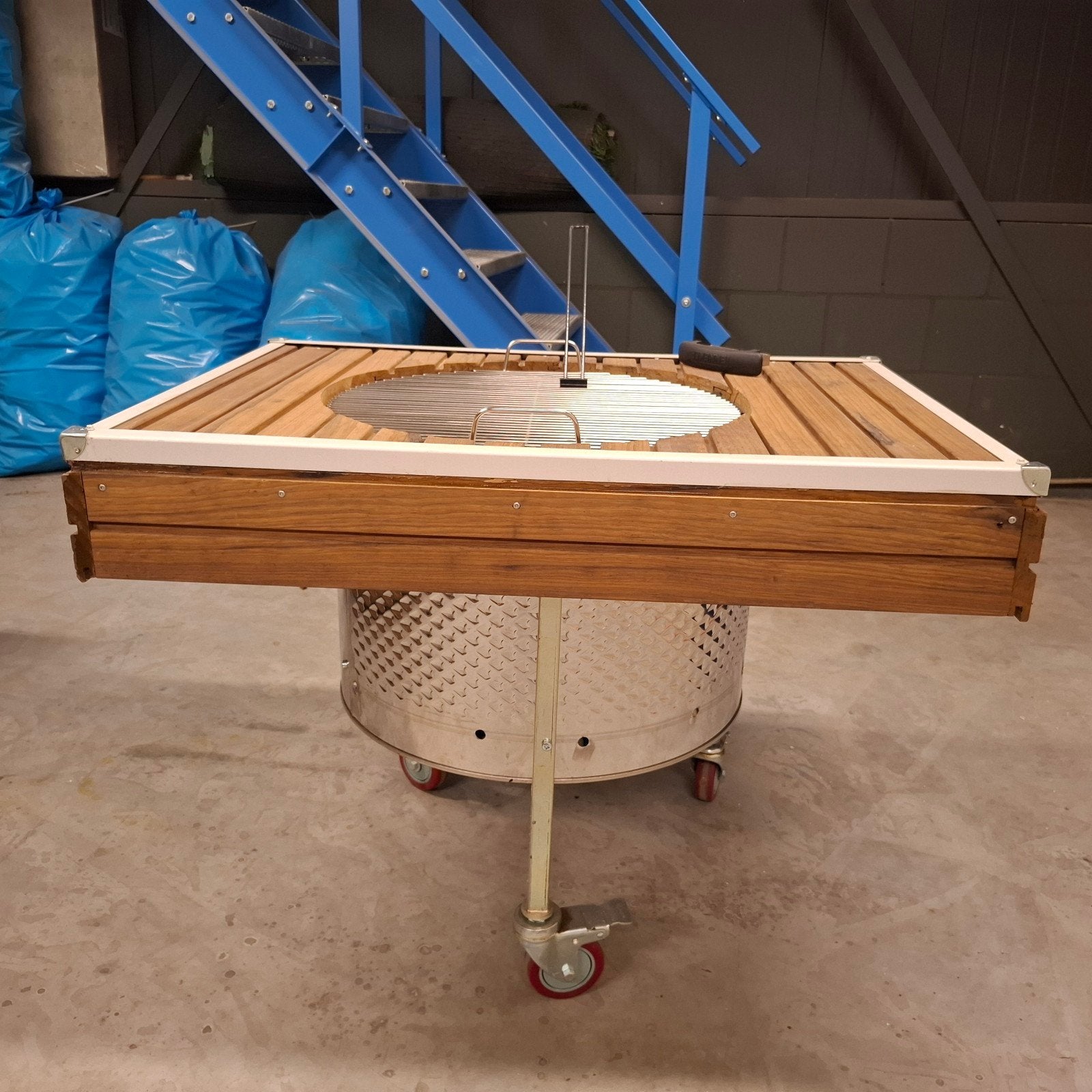 vuurkorf barbecue verrijdbaar, Ophalen of Verzenden