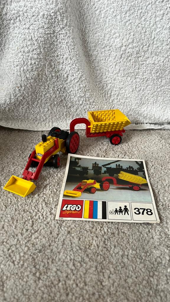 Oude LEGO tractor nr. 378, Ophalen of Verzenden, Gebruikt, Lego