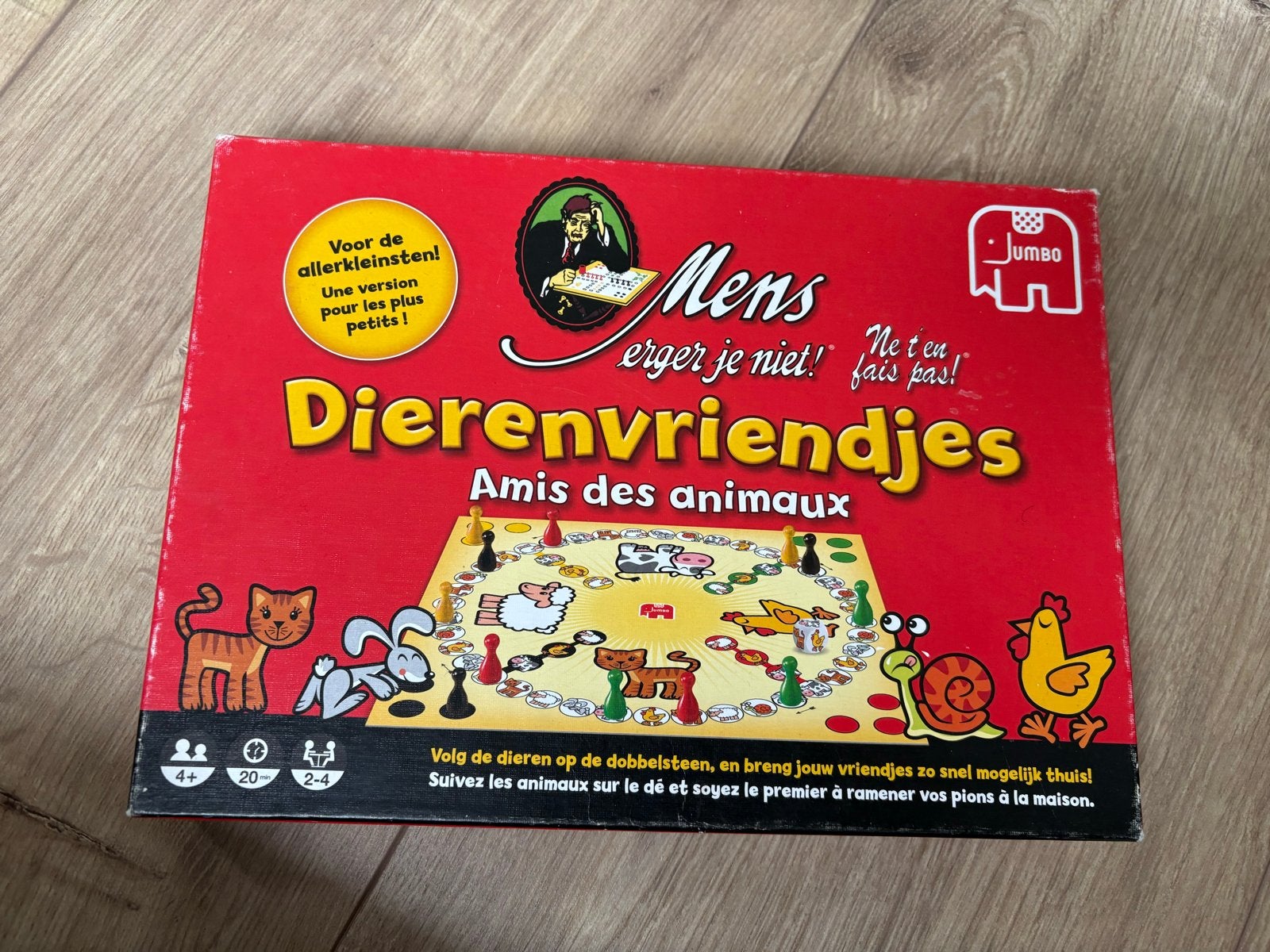 Mens Erger Je Niet! Dierenvriendjes, Drie of vier spelers, Ophalen of Verzenden, Gebruikt