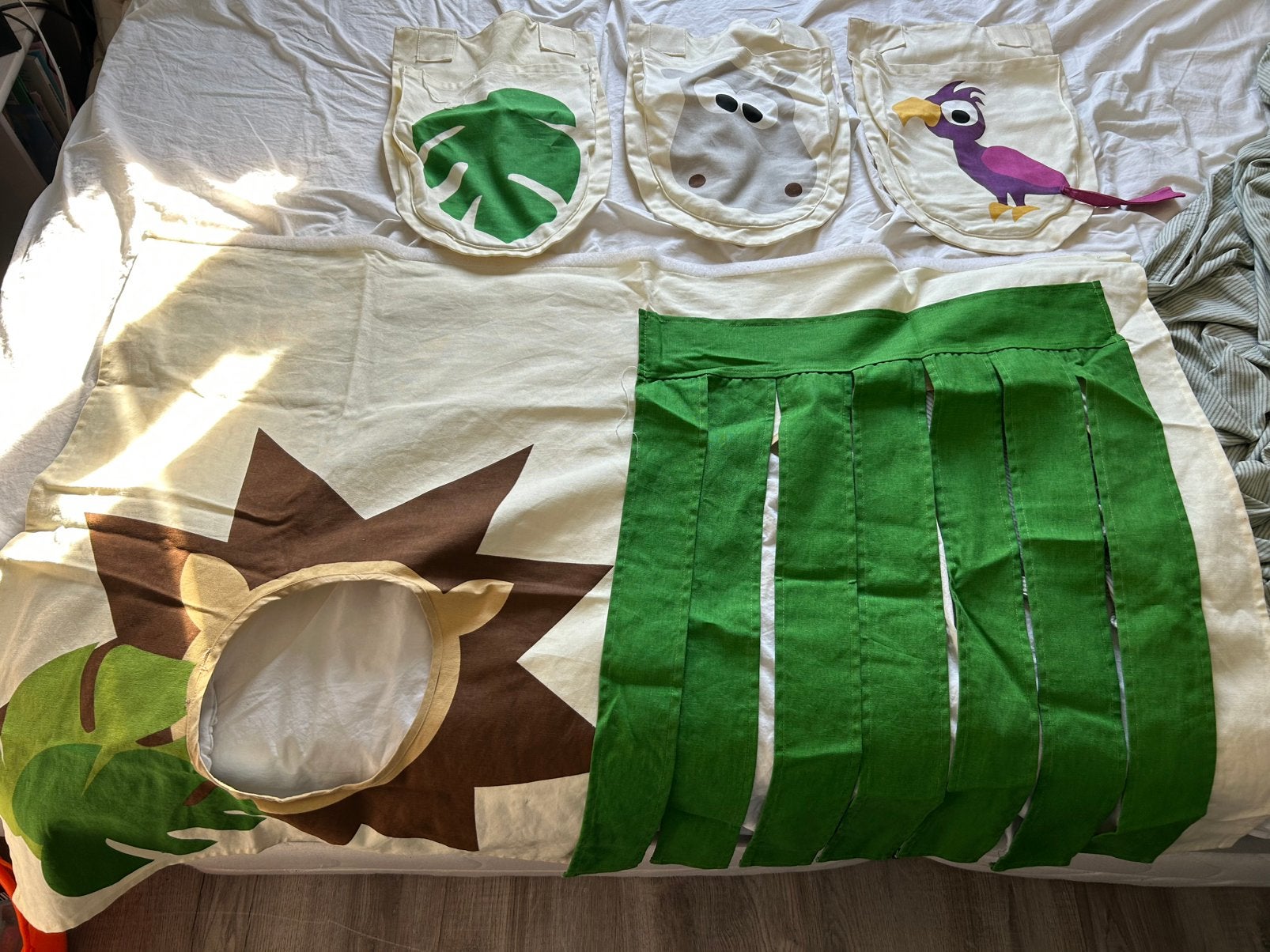 Flexa gordijntjes voor hoogslaper, Ophalen, Eenpersoons, Zo goed als nieuw, 90 cm