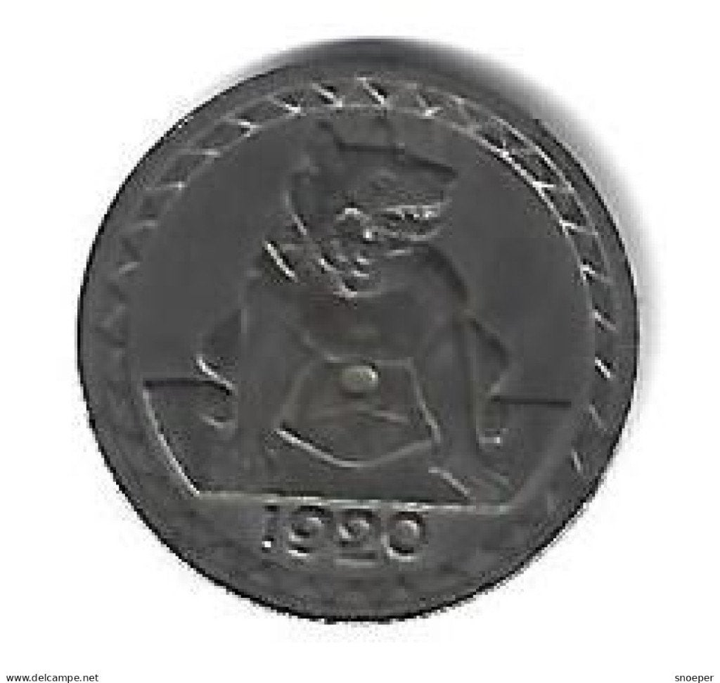 notgeld aachen 25 pfennig 1920 fe 1.8b, Verzenden, Duitsland, Losse munt