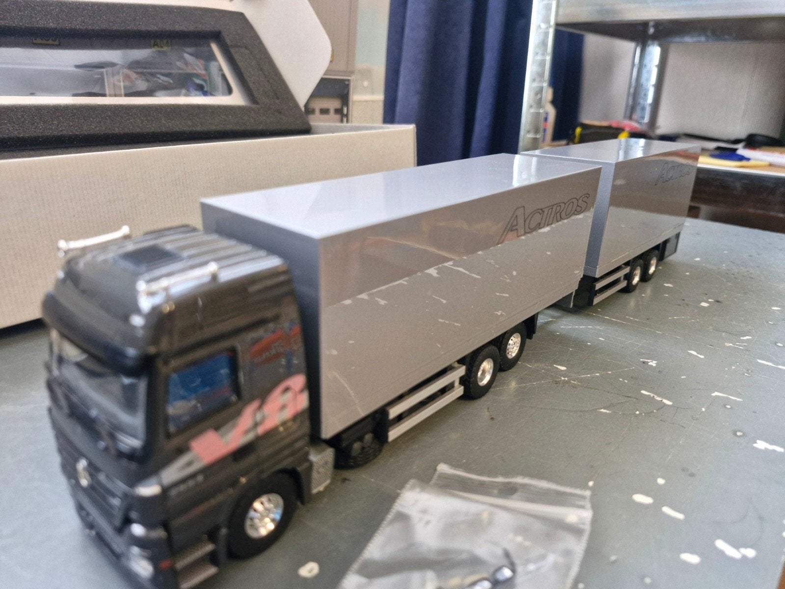 Mercedes actros combi tekno, Hobby en Vrije tijd, Ophalen of Verzenden, Zo goed als nieuw, Bus of Vrachtwagen, Tekno