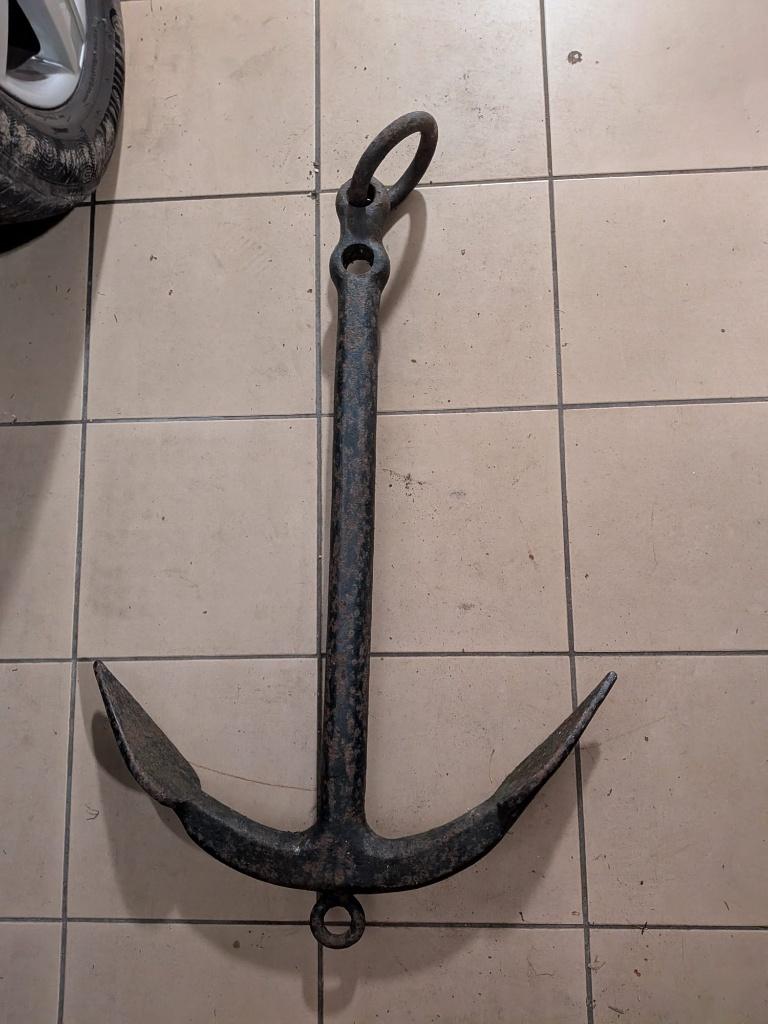 Te koop Oud authentiek anker, Watersport en Boten, Ophalen, Gebruikt, Ankeren en Afmeren, Zeilboot of Motorboot