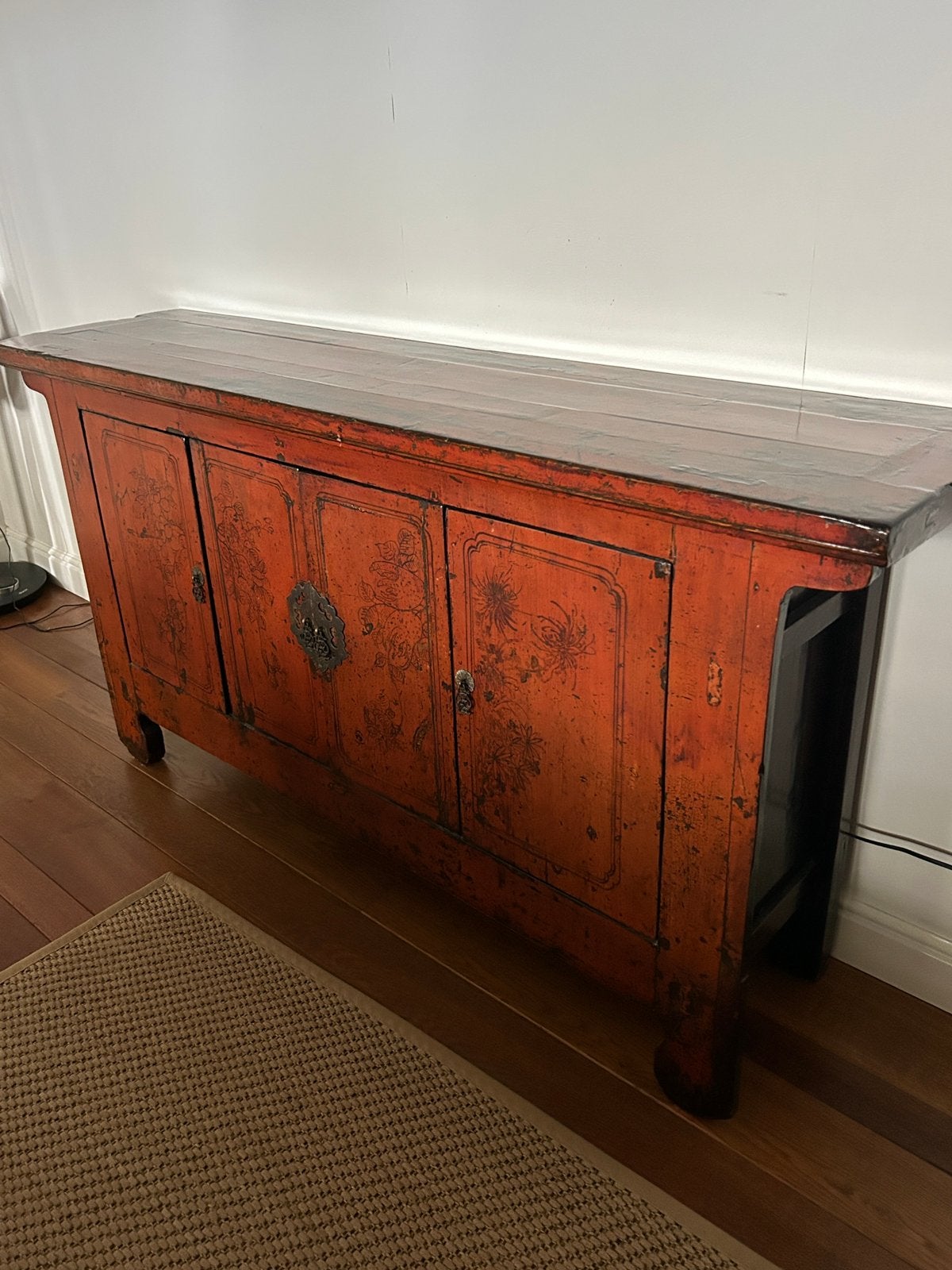 Hoogglans dressoir Chinese stijl, Ophalen, Zo goed als nieuw, 25 tot 50 cm, 150 tot 200 cm