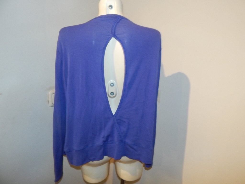 Marccain basic vest paars knoopjes en open rug apart N6, Verzenden, Paars, Maat 42/44 (L), Gedragen