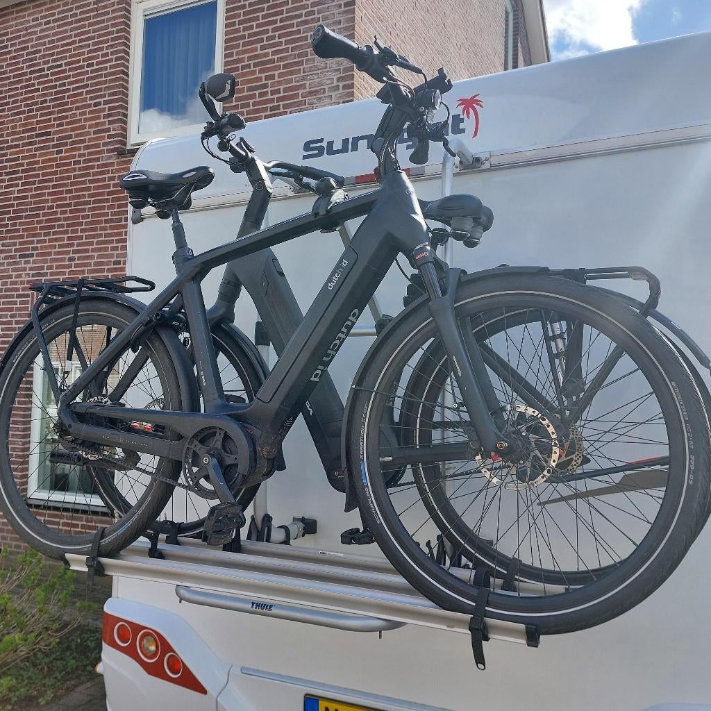 camper fietsdrager voor 4 fietsen, Ophalen, Gebruikt