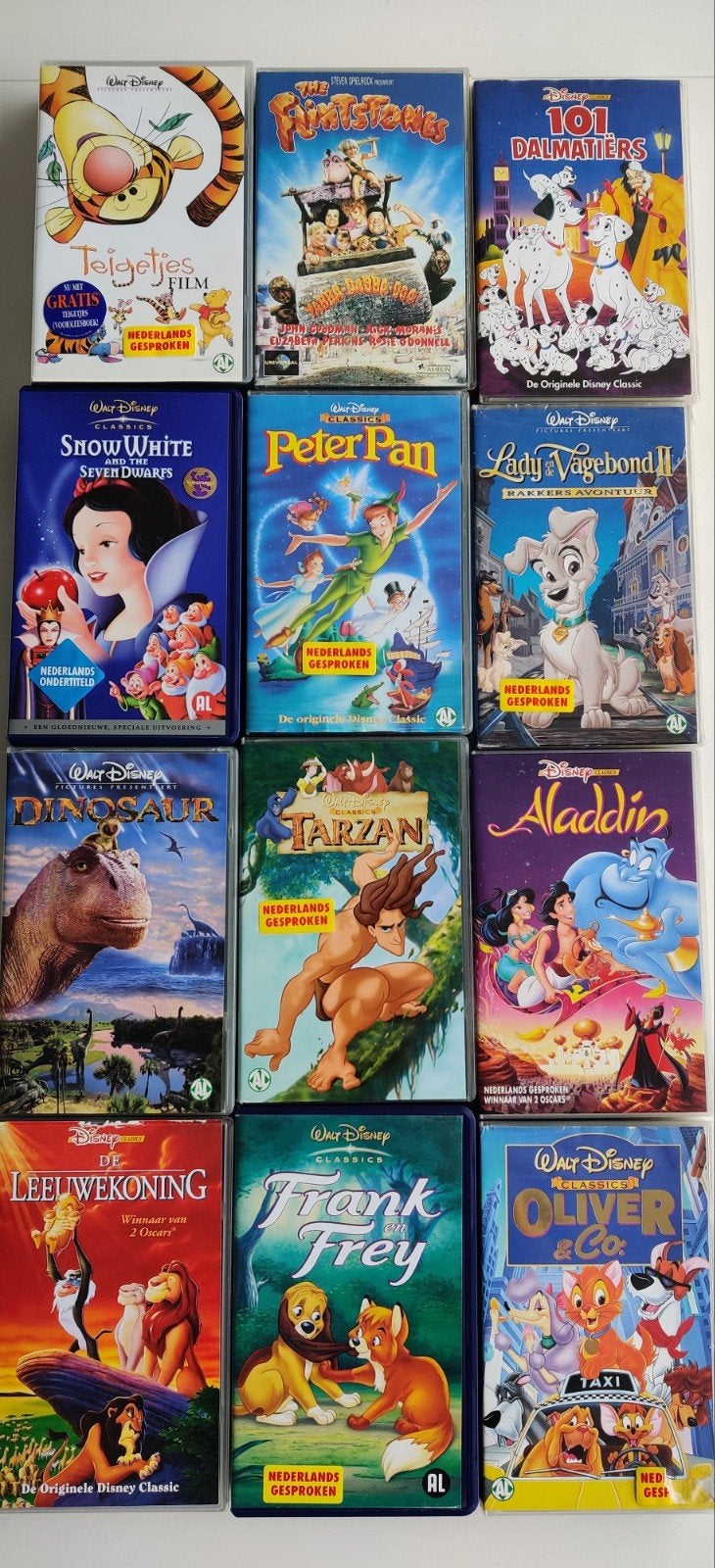 11+1 Originele Walt Disney Videobanden VHS Collectie, Cd's en Dvd's, Gebruikt, Tekenfilm, Alle leeftijden, VHS