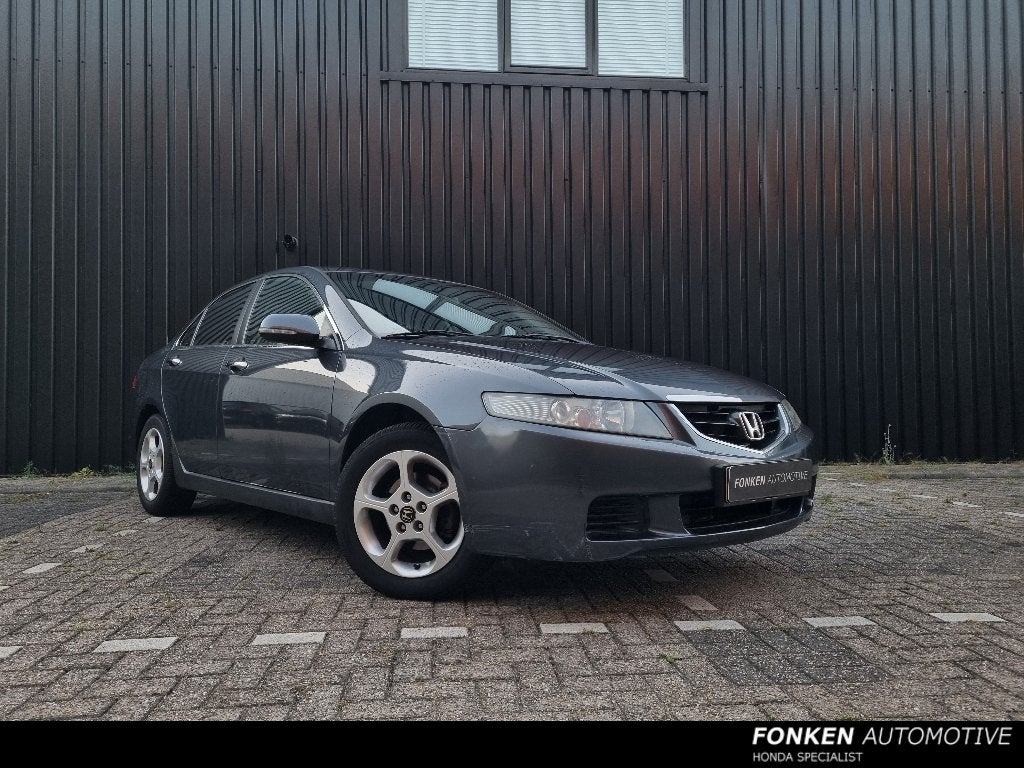 Honda Accord 2.0 I Sedan Comfort 2005 Grijs nwe APK!, Auto's, Honda, 1998 cc, Stof, Zwart, 4 cilinders