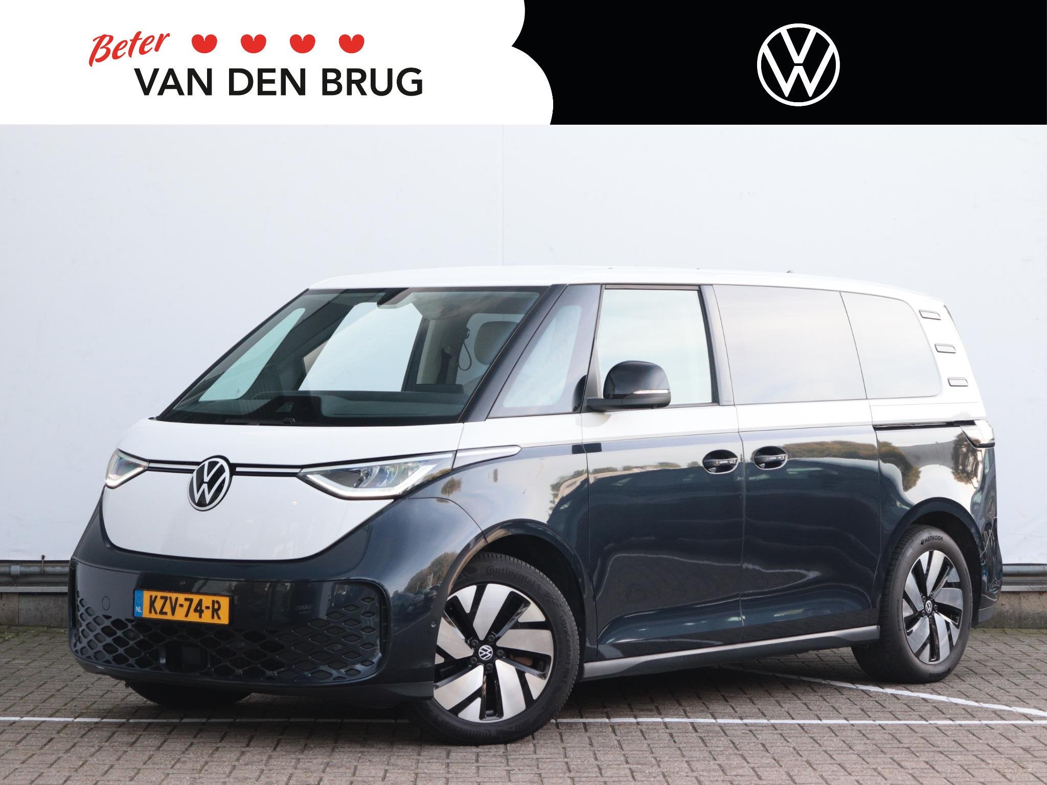 Volkswagen ID. Buzz 1st Max 77kWh | Trekhaak | 360° Camera, Automaat, Gebruikt, 2359 kg, Wit