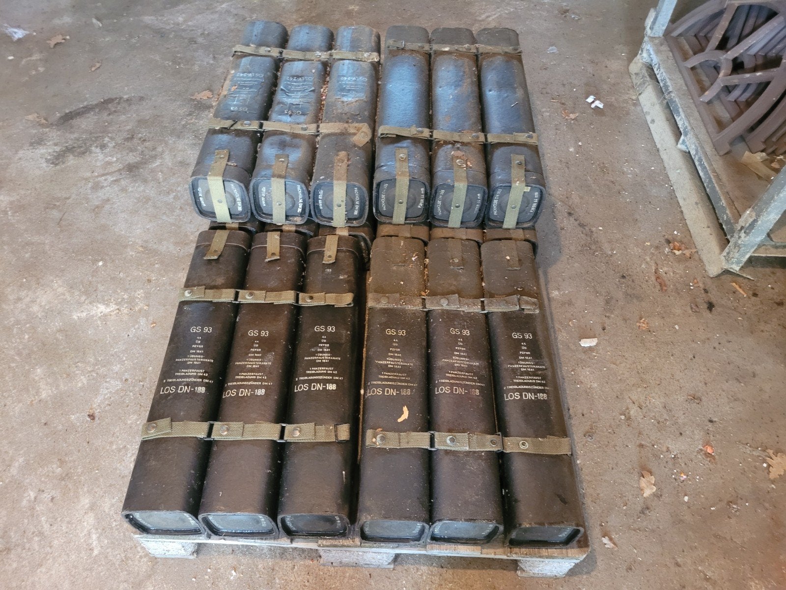 Oefen Pantserfaust verpakkingskokers, Verzamelen, Militaria | Algemeen, Ophalen, Landmacht, Duitsland