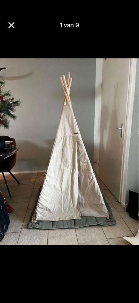 Little Dutch Tipi Tent met Speelmat - Zo goed als nieuw, Ophalen of Verzenden, Zo goed als nieuw, Jongen of Meisje
