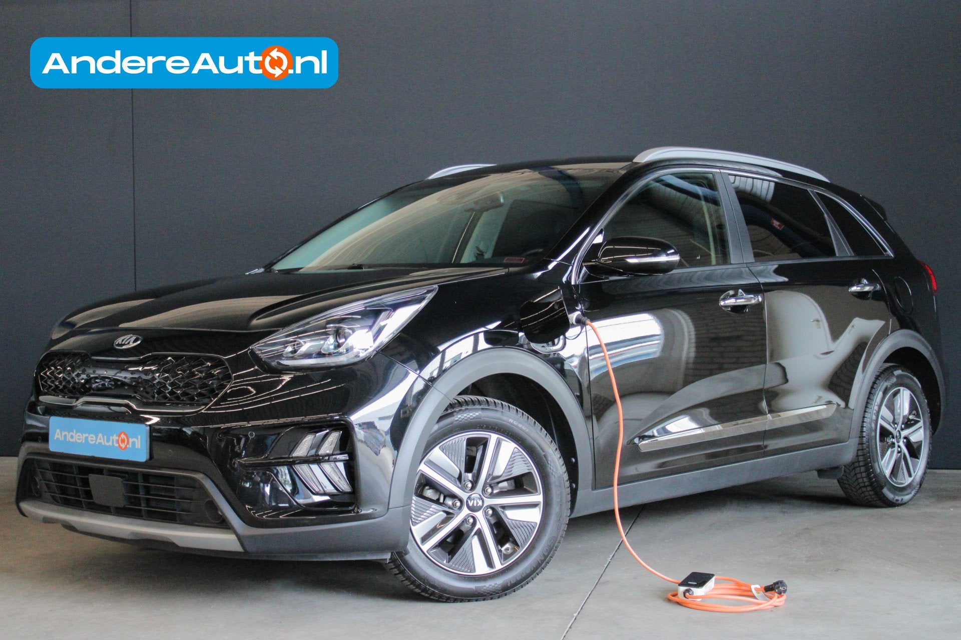 Kia Niro 1.6 GDi PHEV ExecutiveLine |dealer onderhouden|all, Gebruikt, Zwart, Zwart, Leder