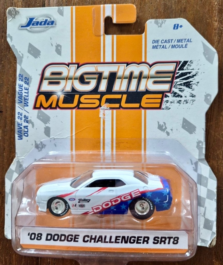 Jada Big Time Muscle '08 Dodge Challenger SRT8, Ophalen of Verzenden, Nieuw, Auto