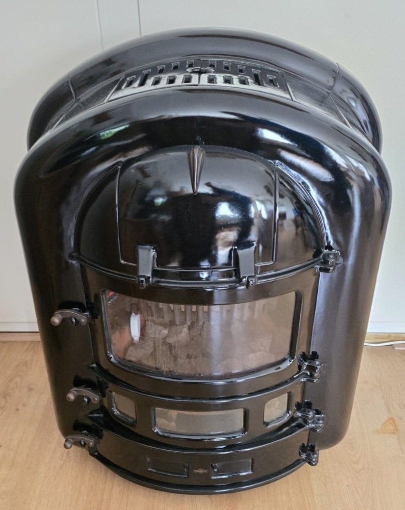 Antieke kolenkachel, Ophalen, Gebruikt, Overige brandstoffen, Houtkachel