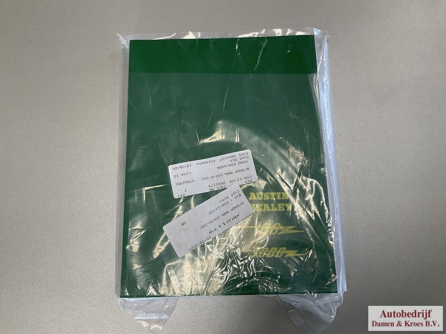 Austin Healy 100/6 and 3000 Workshop Manual AKD1179, Ophalen of Verzenden