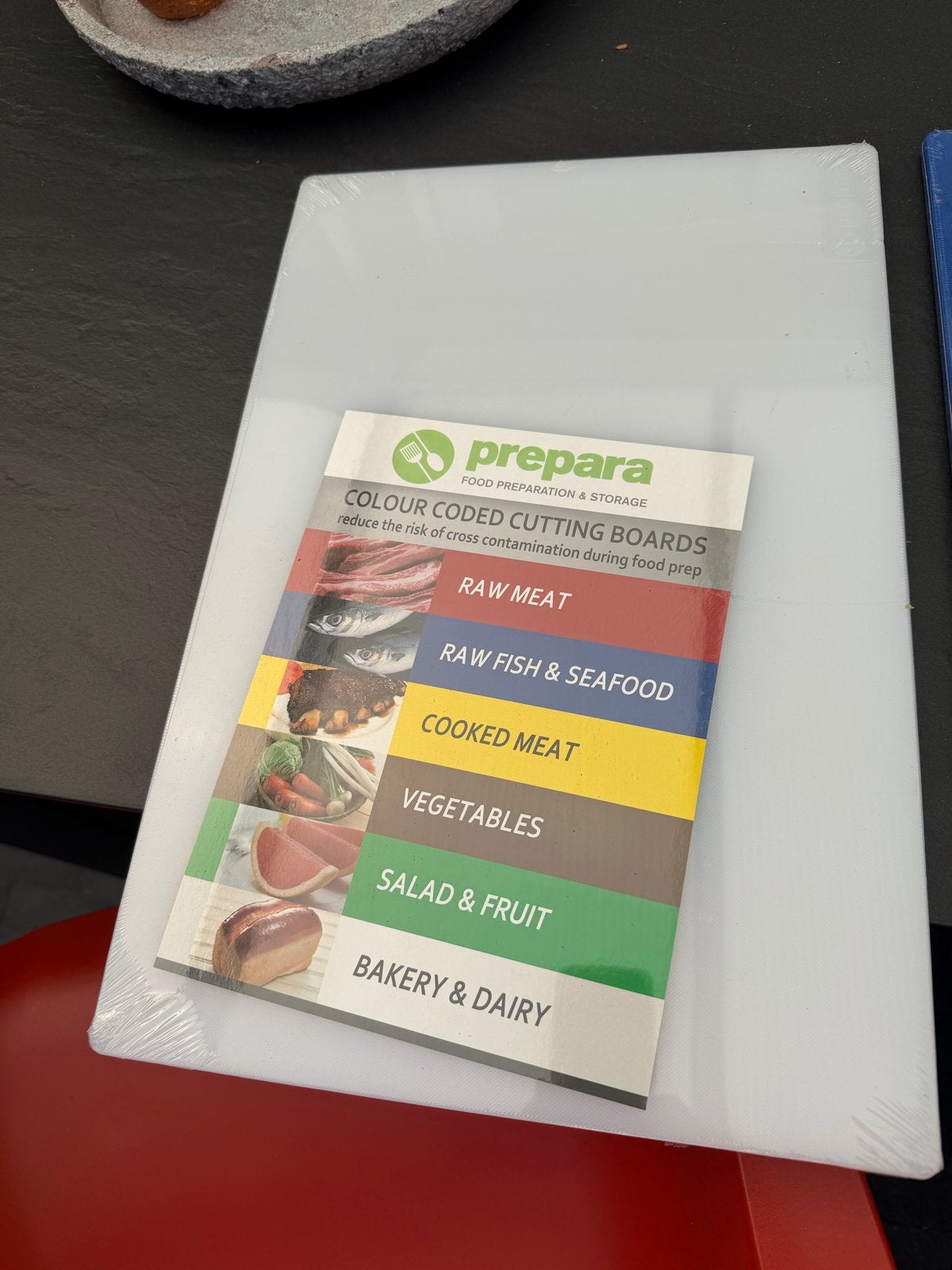 Prepara kleurgecodeerde snijplanken - set van 2, Ophalen, Kunststof, Snij-/serveerplank, Nieuw