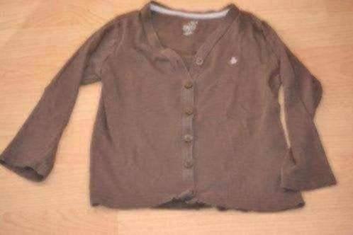 98 bruin vest, Verzenden, Gebruikt, Meisje, Trui of Vest