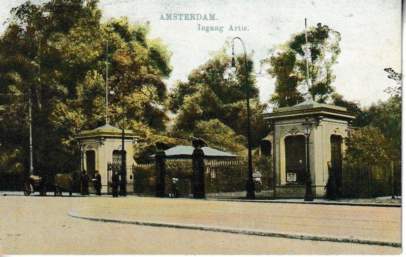 AMSTERDAM - INGANG ARTIS, Ophalen of Verzenden, Voor 1920, Ongelopen, Noord-Holland