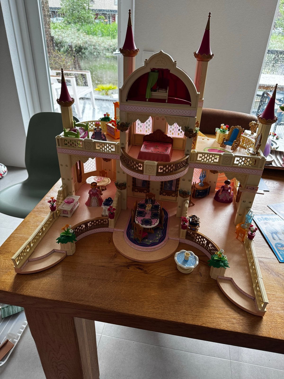 Playmobil Prinsessenkasteel met Meubels en Poppen, Kinderen en Baby's, Speelgoed | Poppenhuizen, Ophalen, Gebruikt, Poppenhuis